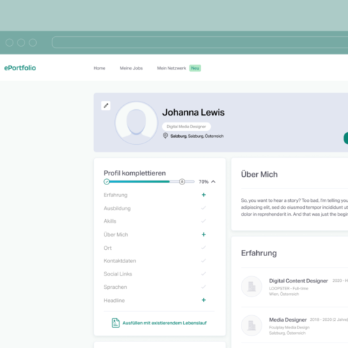 E-Portfolio Plattform